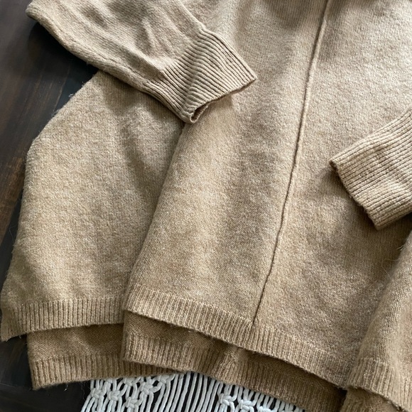 For Thee cowl neck side slit overside sweater - Picture 4 of 10